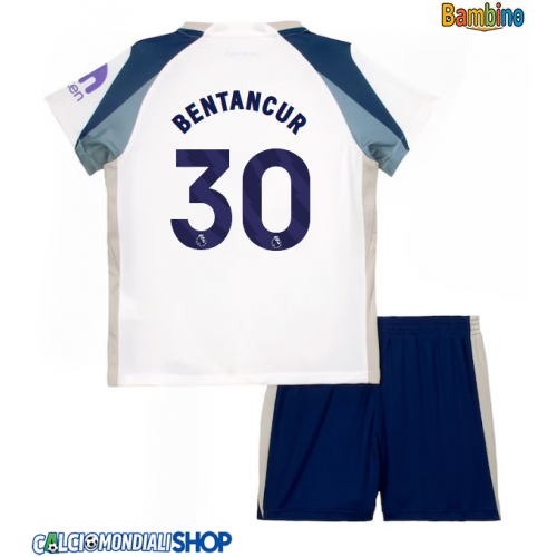 Maglie da calcio Tottenham Hotspur Rodrigo Bentancur #30 Prima Maglia Bambino 2025-26 Manica Corta + Pantaloni corti)
